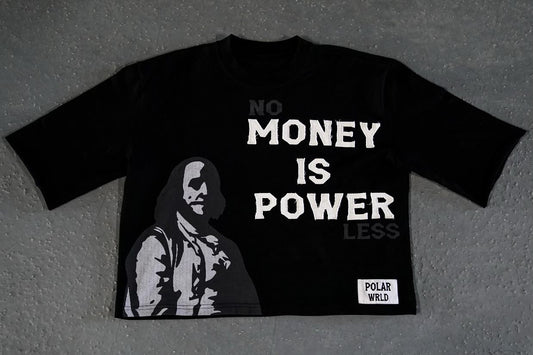 no MONEY IS POWER less - Gray